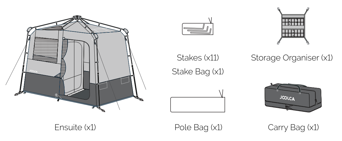 ENSUITE Triple Specifications Joolca Support